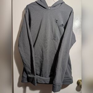 Adidas Charcoal Pullover with Zippered Pocket
